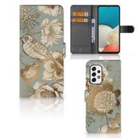 Hoesje voor Samsung Galaxy A53 Vintage Bird Flowers - thumbnail