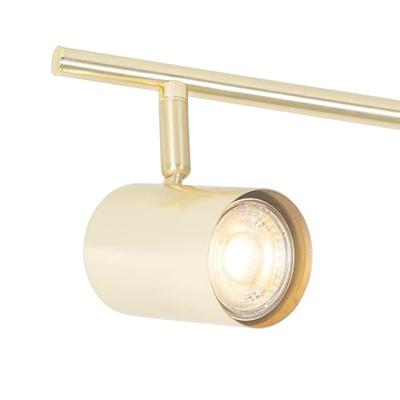 QAZQA Moderne plafondlamp messing 3-lichts verstelbaar - Jeana