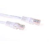 ACT Witte 20 meter U/UTP CAT5E patchkabel met RJ45 connectoren