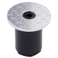 Deda Loop Stuurdoppen - Zilver / Wit - thumbnail