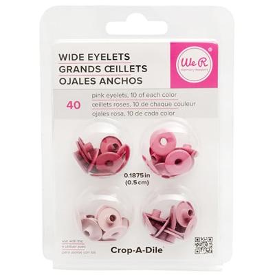 We R Makers • wide eyelets 40pcs pink