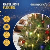 20 set LED Kerstboomverlichting kaarsen met afstandsbediening in kleur - thumbnail