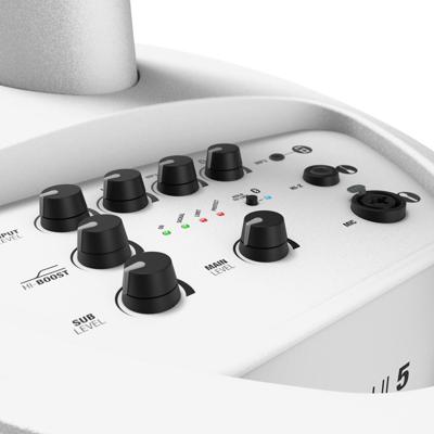 LD Systems MAUI 5 wit Draagbaar Column PA Systeem met Bluetooth en ingebouwde Mixer