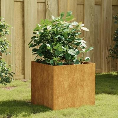 VidaXL Plantenbak 40x41x40 cm cortenstaal VidaXL Plantenbak 40x41x40 cm cortenstaal