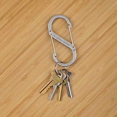 NITE Ize NI-SB4-03-11 Karabijn S-Biner Gr. 4 89 mm x 38 mm 1 stuk(s) NITE Ize NI-SB4-03-11 Karabijn S-Biner Gr. 4 89 mm x 38 mm 1 stuk(s)