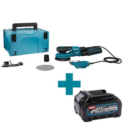 Makita BO001CGZJNL Accu excenter schuurmachine 125mm XGT 40 V Max Basic Body in Mbox