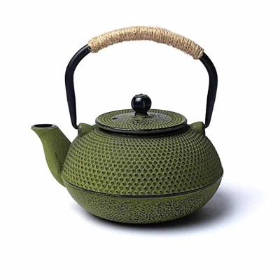 Japanse Stijl Tetsubin Groene Gietijzeren Theepot (600 ml)