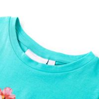 Kindershirt 140 mintkleurig - thumbnail