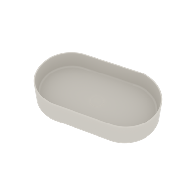 Opbouwwastafel Ideavit Solidthin 60x35x12.5 cm Solid Surface Mat Wit Ideavit