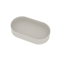 Opbouwwastafel Ideavit Solidthin 60x35x12.5 cm Solid Surface Mat Wit Ideavit - thumbnail