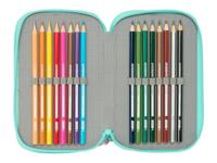 Driedubbele Pennenzak Na!Na!Na! Surprise Bunny Roze Turkoois 12,5 x 19,5 x 5,5 cm 37 Onderdelen - thumbnail