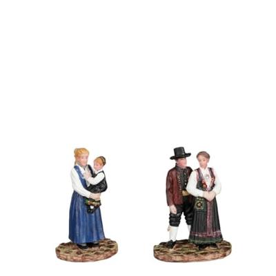 Luville Sledgeholm Folklore people 2 stuks