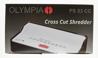 Olympia PS 53 CC Papierversnipperaar Cross cut 4 x 40 mm 13 l Aantal bladen (max.): 6 vellen - thumbnail