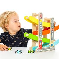 Houten Racebaan met Hellingen voor Auto Moltó - thumbnail