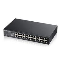Zyxel GS1100-24E Unmanaged Gigabit Ethernet (10/100/1000) Zwart - thumbnail