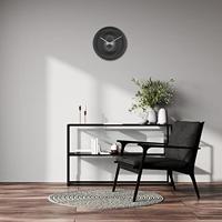 TFA Dostmann 60.3031.01 Wandklok Kwarts 330 mm x 50 mm x 330 mm Zwart - thumbnail