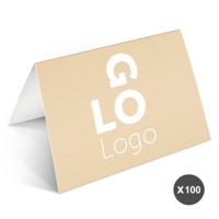 Zakelijke wenskaarten met foto - 100 dubbele kaarten - thumbnail
