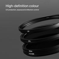 Urth 49mm UV, Circular Polarizing (CPL), ND64, Soft Grad ND8 Lens Filter Kit (Plus+) - thumbnail
