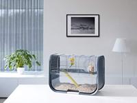 SAVIC HAMSTERKOOI GENEVA ANTRACIET / ZILVER 60X29X44 CM - thumbnail