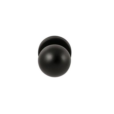 Hardbrass Voordeurknop Sfera 50mm. - puurzwart Hardbrass Voordeurknop Sfera 50mm. - puurzwart