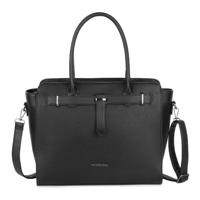 Wimona Sienna Handtas / Schoudertas 15.6'' Zwart - thumbnail