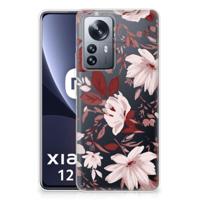 Smartphone hoesje Xiaomi 12 Pro Watercolor Flowers - thumbnail