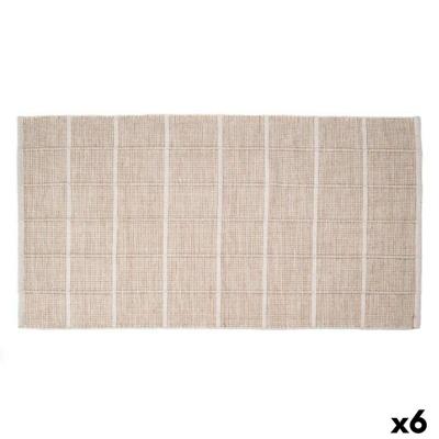 Tapijt Gift Decor Beige Ruiten 140 x 80 cm (6 Stuks)