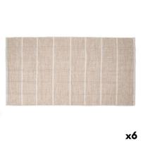 Tapijt Gift Decor Beige Ruiten 140 x 80 cm (6 Stuks) - thumbnail