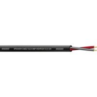 Cordial CLS 225 Black 100-BK Luidsprekerkabel 2 x 2.5 mm² Zwart per meter - thumbnail