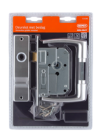 Nemef_YALE 1255 Loopslot | DM50mm | krukgat 8mm | voorplaat staal gelakt 20x174mm afgerond | DR 1+3/2+4 - 9125596531 - thumbnail