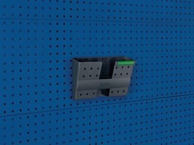 Bott Documentenhouder | DIN A4 dwars kunststof | B340xD100xH213 mm | geschikt voor geperforeerde platen | 5 stuks in zak - 14014029.19 14014029.19