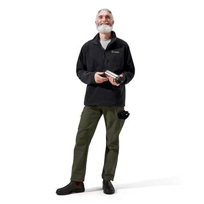 BERGHAUS Prism Half Zip Polartec® Fleece - Polar sweatshirt voor heren, maat L (zwart)