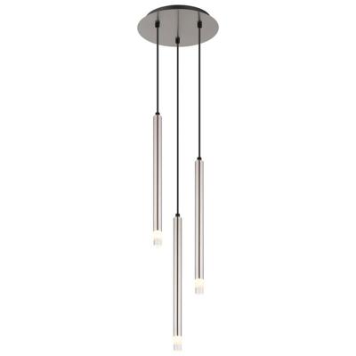 Globo Design hanglampRyan 3-lichts nikkel - 15629N-3
