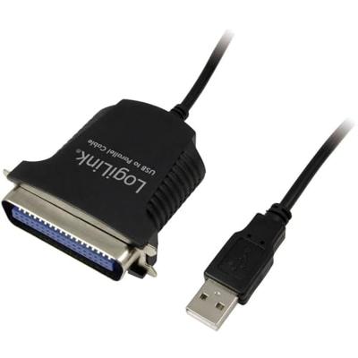LogiLink AU0003C kabeladapter/verloopstukje parallel naar USB LogiLink AU0003C kabeladapter/verloopstukje parallel naar USB
