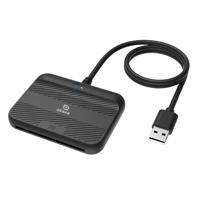 Akasa AK-CR-14BK smart card reader Binnen USB USB 2.0 Zwart - thumbnail