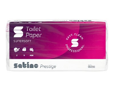 Satino prestige toiletpapier 2-laags (48x 400 vel)