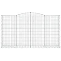 Schanskorven 15 st gewelfd 400x50x220/240 cm ijzer - thumbnail