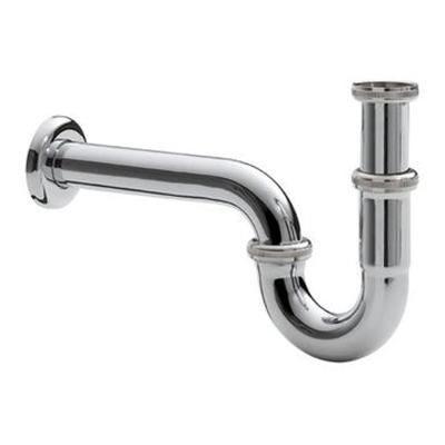 Buissifon Wiesbaden rond incl rozet. chroom