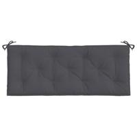 VidaXL Tuinbankkussen 120x50x7 cm oxford stof antracietkleurig - thumbnail