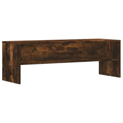 Tv-meubel 120x40x40 cm bewerkt hout gerookt eikenkleurig Tv-meubel 120x40x40 cm bewerkt hout gerookt eikenkleurig