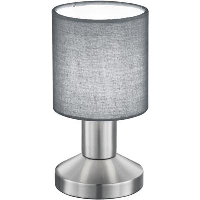 Mat Grijze LED Tafellamp E14 - Moderne Aluminium Tafelverlichting