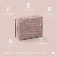 Dankzij de draagbare Bluetooth®-luidsprekers Urbanista Sydney Roze goud 3 W 4 W - thumbnail