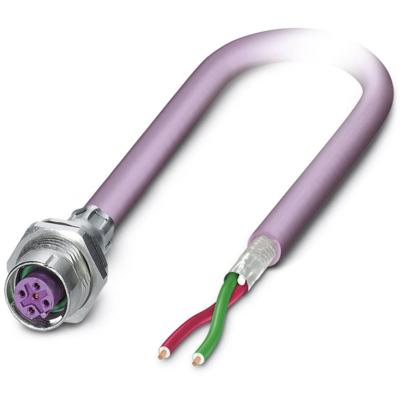 Phoenix Contact 1437478 Sensor/actuator inbouwconnector M12 Aantal polen (sensoren): 2 Bus, inbouw 5.00 m 1 stuk(s)