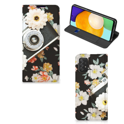 Samsung Galaxy A03s Stand Case Vintage Camera