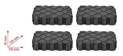 KS TOOLS Ks-tools rubber blok rubber pad set ks-tools