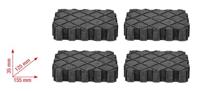 KS TOOLS Ks-tools rubber blok rubber pad set ks-tools - thumbnail