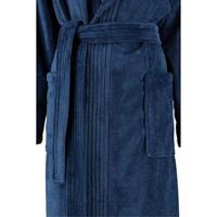 Cawö Cawö Dames Badjas met Capuchon 802 - Graphit 36/38 - thumbnail