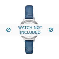 Michael Kors horlogeband MK2661 Croco leder Blauw 14mm - thumbnail