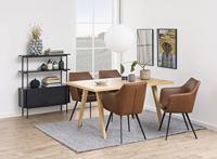 Bendt Wandkast 'Mick' 94 x 114cm, kleur Zwart - thumbnail