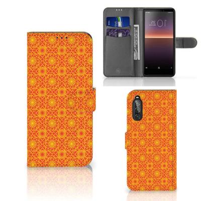 Sony Xperia 10 II | Telefoon Hoesje | Batik Oranje Sony Xperia 10 II | Telefoon Hoesje | Batik Oranje